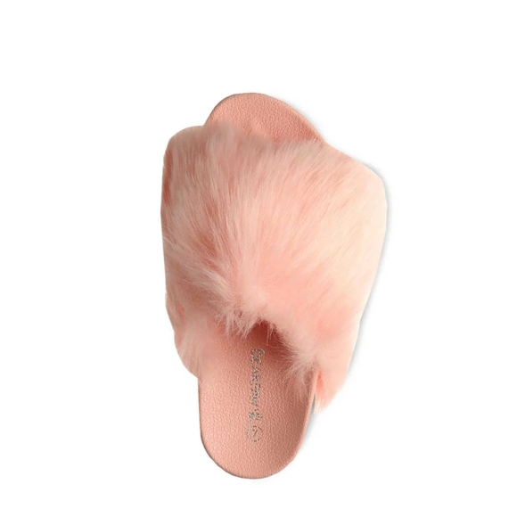 Bearpaw Lucinda Faux Fur Slides - Picture 3 of 5
